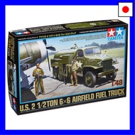 【Direct from Japan】Tamiya 1/48 Military Miniature Series No. 79 U.S. Army 1/2-Ton 6x6 Fuel Truck Pla