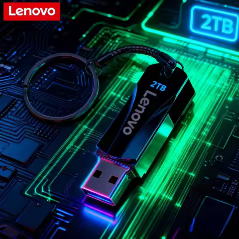 Lenovo Metal USB Flash Drive 16TB USB 3.0 High Speed ​​File Transfer Waterproof 2TB Portable Storage