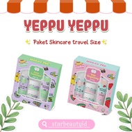 Paket Skincare Yepu-Yeppu By Kiyowo Travel Size BPOM Halal Paket Skincare Acne Treatment Dan Hello B