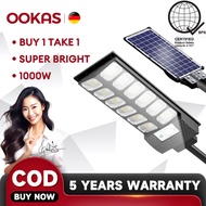 ⚡ookas official store Solar street light solar street lamp solar lights with solar panel solar outdo
