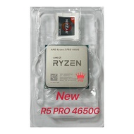 default Olive AMD Ryzen 5 PRO 4650G R5 PRO 4650G 3.7Ghz Six-Core Twelve-Thread 65W CPU Processor L3=8M 100-000000143 Socket AM4 New But No Fan