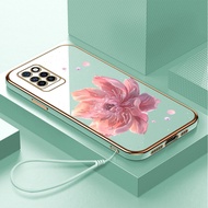 Infinix Note 10 Pro NFC X695 X695D Case Hp Casing Softcase Kesing Cassing Soft Sofcase Bunga 2950