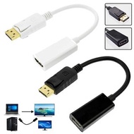 **包郵** DP 轉 HDMI 轉換線 DisplayPort轉HDMI 公轉母轉換器 黑色