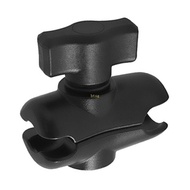 BT Strength Plastic Motorcycle Phone Bracket With 6Cm Swivels Arm And 25Mm To 17Mm Conversion