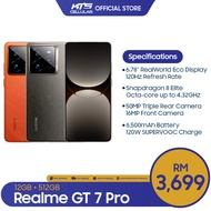 Realme GT 7 Pro 5G (12GB+512GB) Smartphone - Original 1 Year Warranty by REALME Malaysia (MY SET)