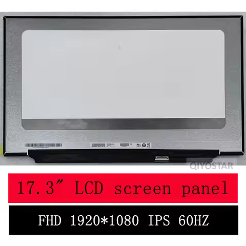 17.3 inches FHD IPS 60Hz LED LCD Display Screen Panel for HP Pavilion Gaming 17-cd 17t-cd 17-cd0000 