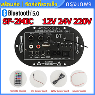 Power Amplifiers Amplifiers For 8-12 Inch Speaker AC 220V 12V 24V Digital Stereo Bluetooth Speaker B