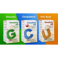 EASYSURE GLUCOSE / CHOLESTEROL / URIC ACID STRIPS