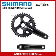 Shimano GRX FC RX820 Crankset 1x12 Speed 170 172.5mm 42T Gravel Crankset 12Speed Crankset For Road B
