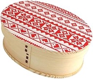 J-kitchens Lunch Box with Rice Resistant to Hardening Function, 7.1 x 5.3 x 2.7 inches (18 x 13.5 x 