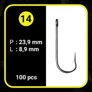 Mata KAIL OBAMA RING 2335 Box Round Bend Power Carbon Hooks Hook Obama 2335