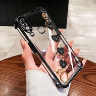 YBD Phone Case For Vivo Y17 Y15 Y12 Y12i Y11 2019 1901 1902 1904 1940 1906 Clear Caing Parkling Pink