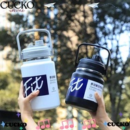 CUCKO Sports Water Bottles, Thickened 2L/2.5L Water Bottle, Portable Stainless Steel Broken-resistan