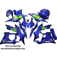 COVERSET YZF R25 V2 MONSTER MOVISTAR YAMAHA YZF R25 R3