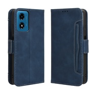 For Motorola Moto G34 5G Moto G04 G24 Cover Wallet Closure Book Flip multi-card slot Holder Case For Moto G34 5G Phone Bags