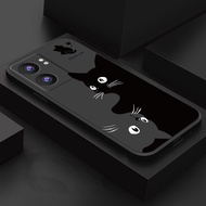 Silicone Phone Case for OPPO A74 5G A96 A95 A76 A74 Cut Cat Soft Phone Cover Shockproof Case