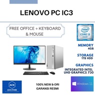 PC Lenovo IC3 0NID 4GB HD 1TB WIN11 OHS 21.5"