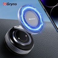 Gryno Vacuum Magnetic Car Phone Holder (96LBS Ultra Vacuum Suction+2800gf Ultra Magnetic) 360° Rotat
