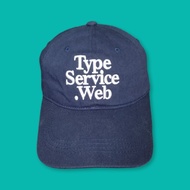 Web Service Type Hat - Simple Cap - Navybiru