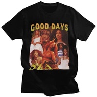 Rapper SZA CTRL X SOS Album Print Women Vintage Punk Hip Hop Harajuku Girls Fashion Casual T-Shirt S