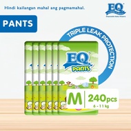 EQ Pants Medium (6-11 kg) - 40 pcs x 6  packs (240 pcs) - Diaper Pants [Case]
