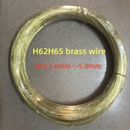 Environmentally Friendly H62H65 Brass Wire - 1.6-6mm Large Diameter Flexible Brass Wire