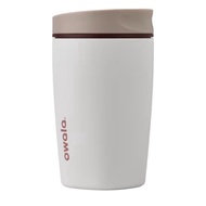 Owala SmoothSip Slider Insulated Stainless Steel Coffee Tumbler, BPA Free 12 oz, Vanilla Bean