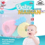 BABY TEETHER TOY BABY BITE NOB002B RATTLE RATTLE BABY MUSIC NEWBORN AGE 2 MONTHS
