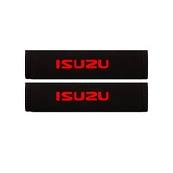 Car Seat Belt Pad Cover kit 2-Pack Black Cotton Soft Car Safety Seat Belt Strap Shoulder Pad for ISU