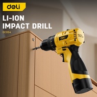 DELI Cordless Li-ion Impact Drill (16V / 45Nm / 10mm  / 30600bpm) DC054