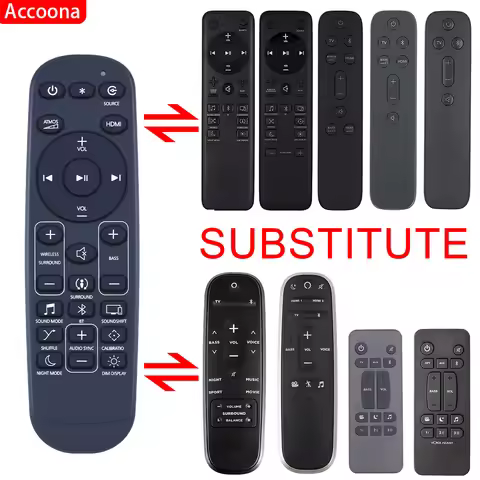 Remote control for JBL Bar 9.1 Bar 5.1 Bar 5.0 Bar 3.1 Bar 2.1 2.0 CH Soundbar System Studio JBLBAR9