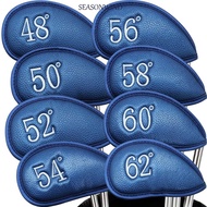 SEASONWIND Golf Iron Headcover Golf Putter 8Pcs Iron Wedge Protector Magic Tape Golf Training Equipm