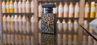 Botol Parfum Mewah Spray 30ml Batik Hitam