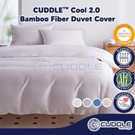 Cuddle Cool 2.0 Pure Bamboo Fiber Duvet Cover/ Breathable Cooling Bamboo Quilt Cover/ Duvet Cover Se