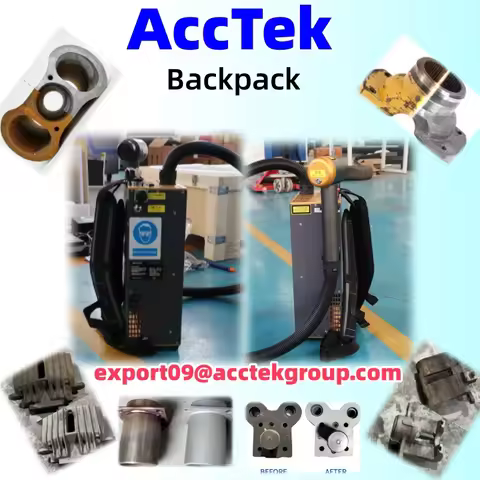 Mini Portable Laser Cleaning Machine 20kg Backpack Model Rust Paint Removing Old Wooden Furniture Re