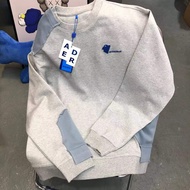 เสื้อฮู้ดคอกลมลายปะติด ADER ERROR สำหรับผู้หญิง ฤดูใบไม้ร่วง 2022 เสื้อผ้าทำงานสไตล์เกาหลี ปกติ แขนย