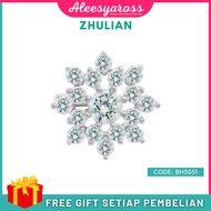 [BH5051] Brooch Zhulian RINGKAS Rhodium Plated Pin Tudung Zhulian Pin Zhulian original Brooch Zhulia