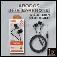 Abodos Deep Bass Noise Reduction Earphone Abodos Stereo Bass Type-C Wired Earbuds Abodos Pro Sound T