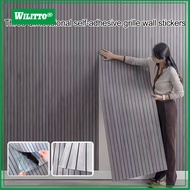 Waterproof Striped Wallpaper Self-Adhesive Textured Wallpaper Moisture-Proof Peel And Stick Wallpape