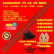 LG 49 INCH TV BACKLIGHT 49LF540 49LF590 49LX310 49LH540 CST 49LF540T 49LF590T 49LX310C BL LED STRIP 