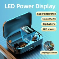 LB-9 藍牙 5.0 無線耳機 LED 顯示屏入耳式耳塞式遊戲耳機耳機有 rttckp 2200mAh 移動電源功能  LB-9 Bluetooth 5.0 Wireless Earphones L