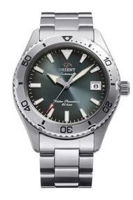 東方錶 ORIENT AUTOMATIC Mechanical Stretto’s Series 機械錶 藍寶石抗磨損鏡面 鋼帶 20 bar 防水 深綠色面 RA-AC0Q13E