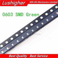 100pcs Green 0603 SMD LED Green Colour Diodes Light