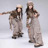 New Year's Day jazz Dance Performance Costume Girls jazz Dune Wasteland Style Fashionable Cool Hands