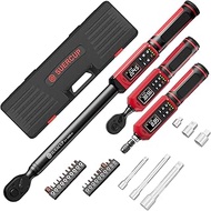 SUERCUP 1/4”&3/8"&1/2" Digital Torque Wrench Set(0.15-10Nm&0.66-44.29Ft.Lb/0.9-60N.m&3.8-250.8Ft.Lb/
