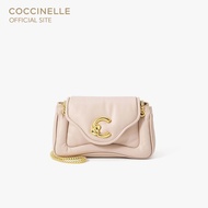 COCCINELLE กระเป๋าสะพายไหล่ผู้หญิง รุ่น C-ME SHOULDER BAG 120201 สี ROSETTE/ROSETTE