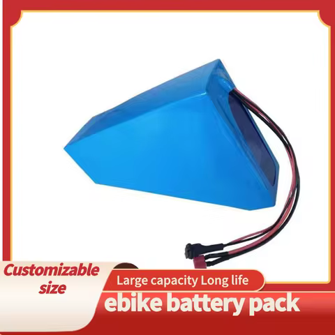 BMS Electric Bike Triangle 48V 45AH Battery 52V 21700 Cell Cham-Ride 72V 60V 30AH 100A BMS Huge Capa