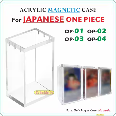 1PC Acrylic Magnetic Case For JAPANESE OP01-04【5mm Thick】