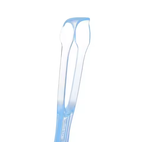 Double sided Bad Breath Health Care Tool Tongue Scraper Cleaner Brush Dental Care Oral Clean