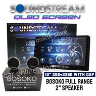 SOUNDSTREAM QLED IPS SCREEN WITH 48 BAND DSP 9/10 INCH BIG SCREEN ANDROID PLAYER ~FREE BOSOKO FULL RANGE SPEAKER